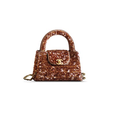 CHANEL MINI KELLY SHOPPING BAG AS4416 (19*13*7cm)